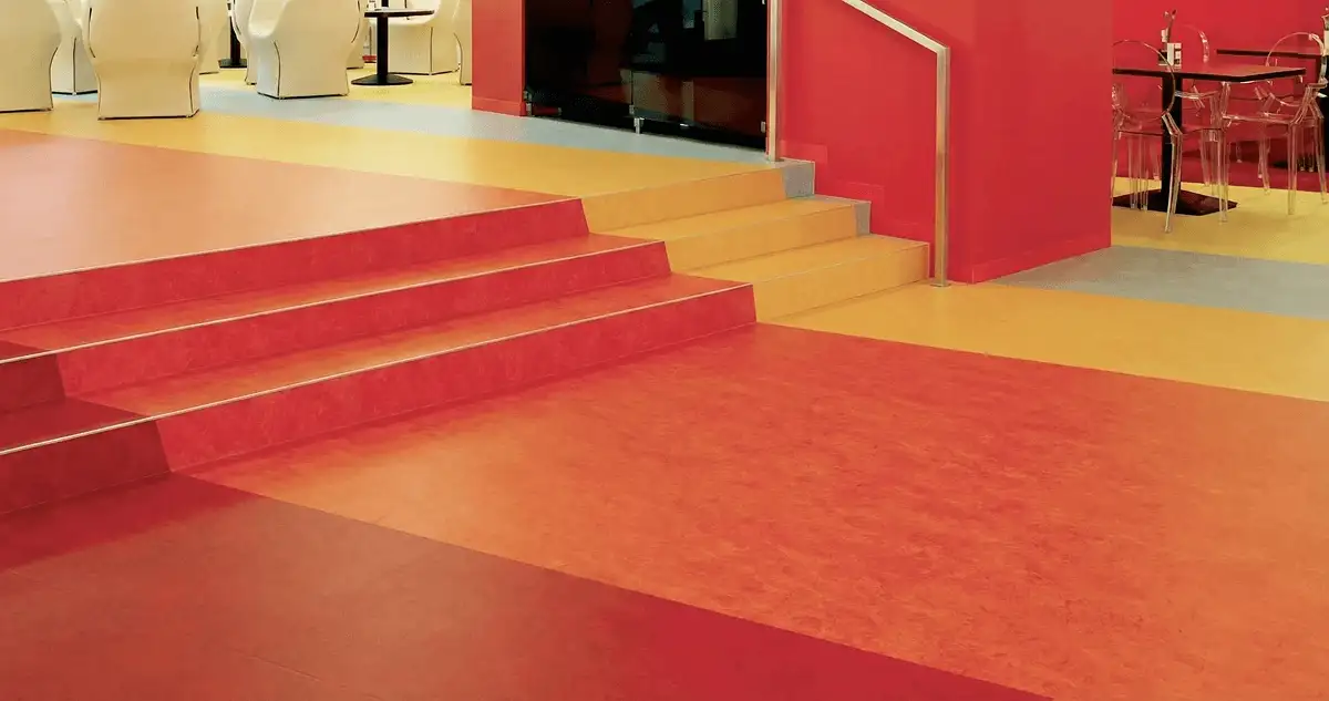 Snack bar with beautiful professionally installed linoleum flooring in Arlington, TX